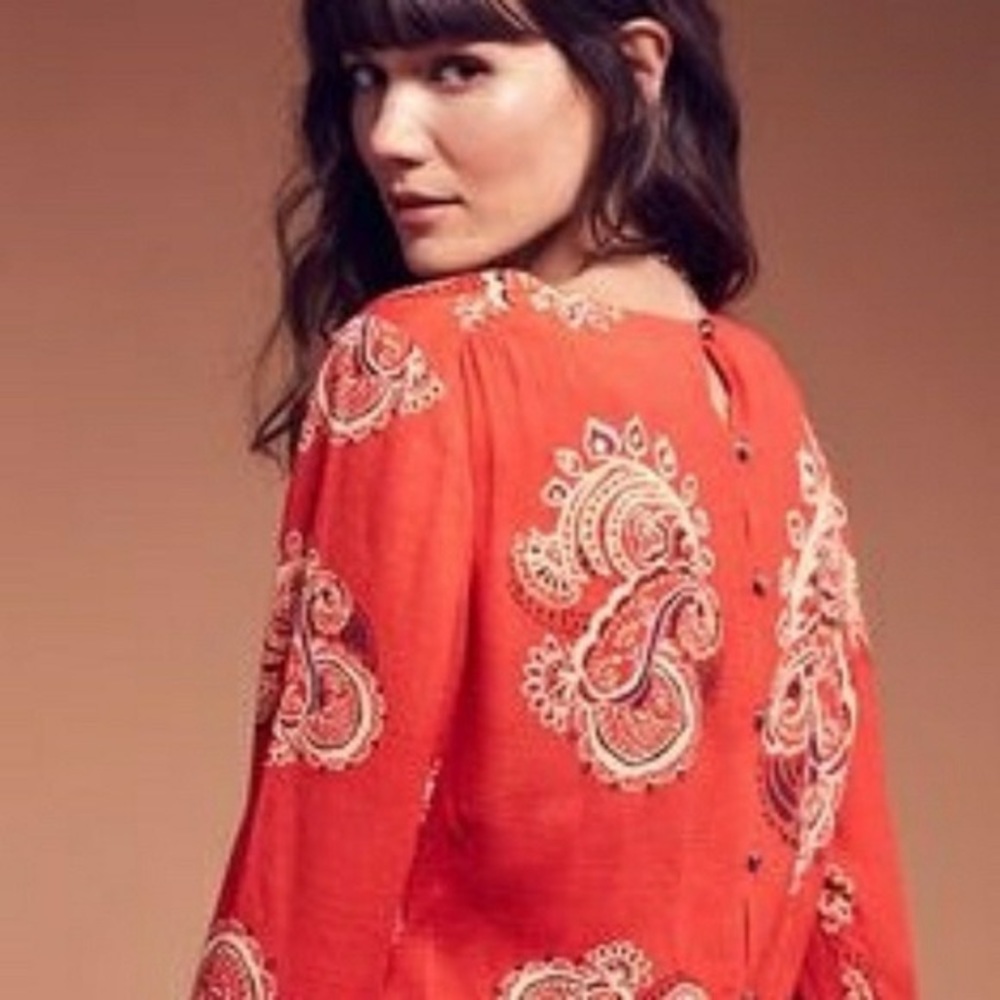 Free People All The Right Ruffles Romper Sz Small - Picture 10 of 11